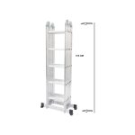 Beykon 1.5 mm Çok Amaçlı Merdiven 5.70 M 20 Basamaklı