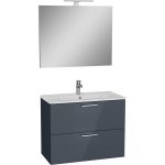 VitrA Mia 75100 Banyo Dolabı Seti Çekmeceli 80 cm Antrasit